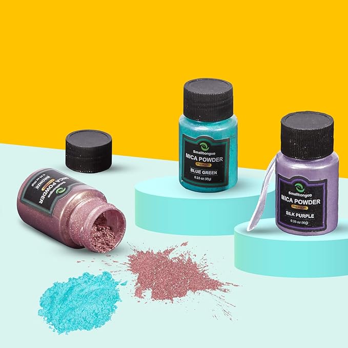 Mica Powder for Epoxy Resin, 108 Colors, 36 Original Colors(0.35oz, 10g), 36 Pastel Colors(0.35oz, 10g), 36 Fine Glitter(0.7oz, 20g), Pigment for Epoxy Resin