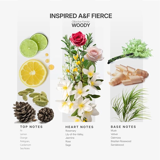 AromaPlan Hotel Scents, Inspired by A+F Fierce, 5 Fl Oz (148ml)-Home Luxury Scents & 5 Star Hotel Scents for Diffuser, USA Made, Bigger Bottle, Bolder Aroma & Longer Lasting