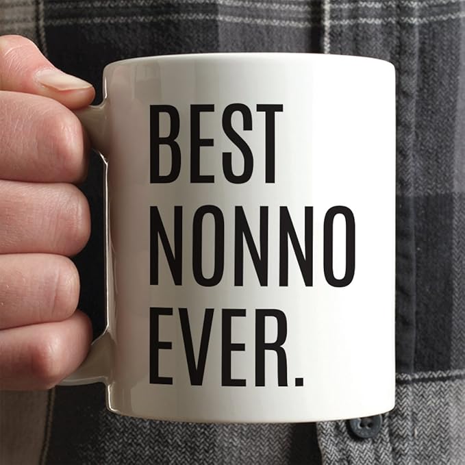Andaz Press 11oz. Coffee Mug Birthday Gift, Best Nonno Ever, 1-Pack Nonno Mug Nonno Gifts For Men Nonno Espresso Cup Nonno Coffee Cup