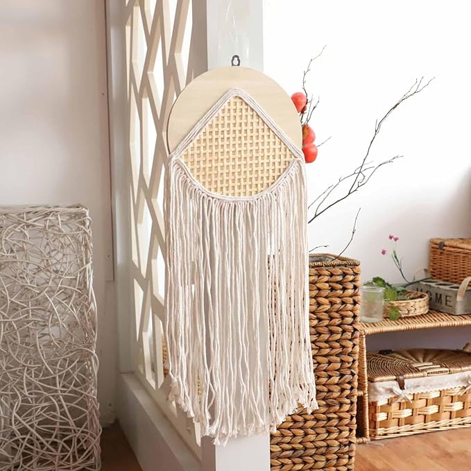 GYASVWU Macrame Wall Hanging Boho Wall Art Decor,Bohemian Woven Home Decor for Apartment,Living Room,Nursery, Bedroom,Party (Original)