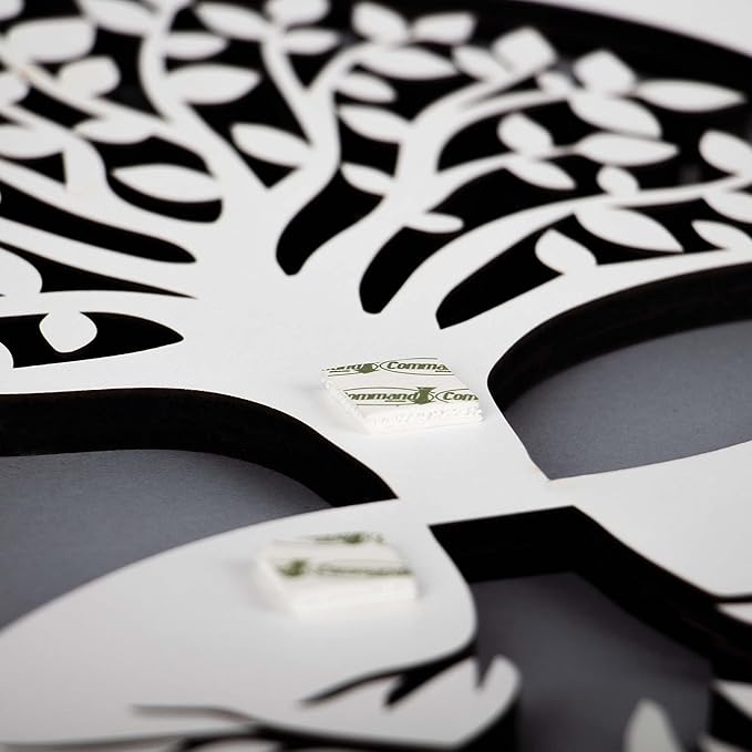 Venovez Yin Yang Wall Decor (Wood-Metal) Tree of Life Wall Art, Yin Yang Decor, Metal Wall Decor, Interior Decoration, Wall Hangings