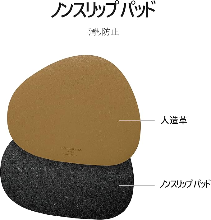 Mouse pad, Non-Slip Washable Waterproof Computer Mouse pad (Moroco Camel)