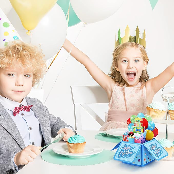 3D Pop-Up Happy Birthday Cards – Fun & Unique Greeting Cards with Envelopes & Message Tag - Gift for Son, Daughter, Mom, Dad, Wife, Husband, Girlfriend, Boyfriend! Celebrate in Style!