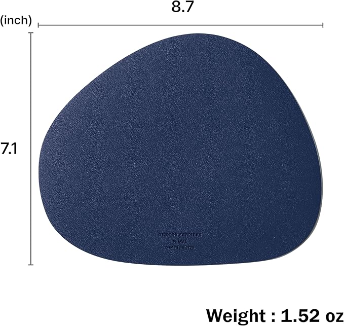 Mouse pad, Non-Slip Washable Waterproof Computer Mouse pad (Blue Moon Navy)