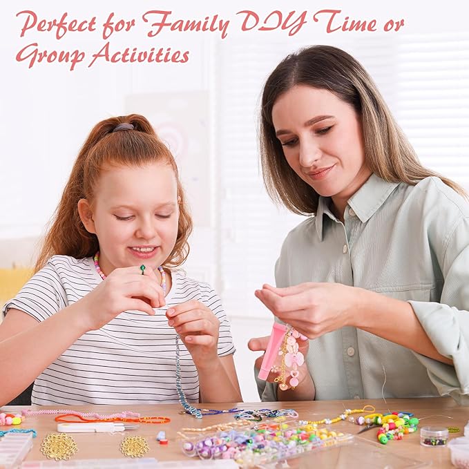 Ecoofor 458 Pcs Keychain Making Kit for Kids & Adults – Includes 19 Keychain Clips, 25 Extender Chains, 80 Charms, Beading Accessories, Jewelry Pliers – DIY Bag Charms & Jewelry Craft Kit Supplies