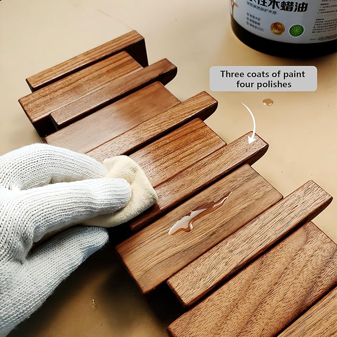 Wall Mounted Piano Key Hanger | Flip Style Hook | Entrance Wall Art Hook, Made of Oak Wood (3 Times Painted, 4 Times Polished) (Arc Walnut, 6Hooks)