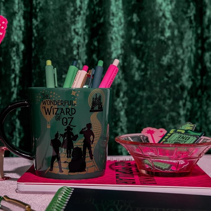 Steel Mill & Co The Wonderful Wizard of Oz Mug, Cute Coffee/Tea Ceramic Mug with Handle for Book Club, Book Themed Coffee Cup (Wizard of Oz)