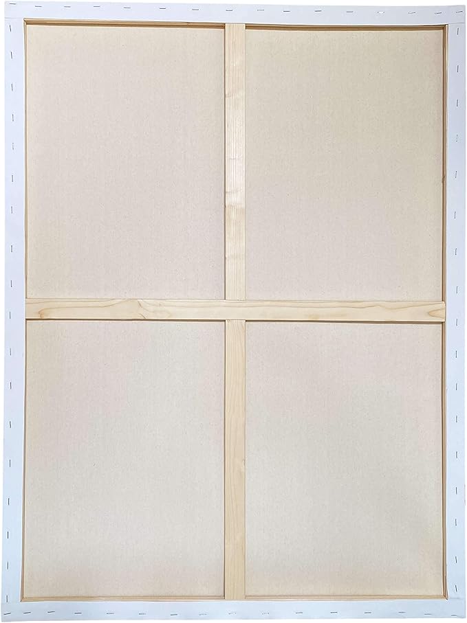 milo Pro Stretched Artist Canvas | 24x36 inch | Pack of 4 | 3/4” inch Thick Studio Profile | Ready to Paint 11 oz Primed Heavy Duty Large Canvas Art Supplies for Painting