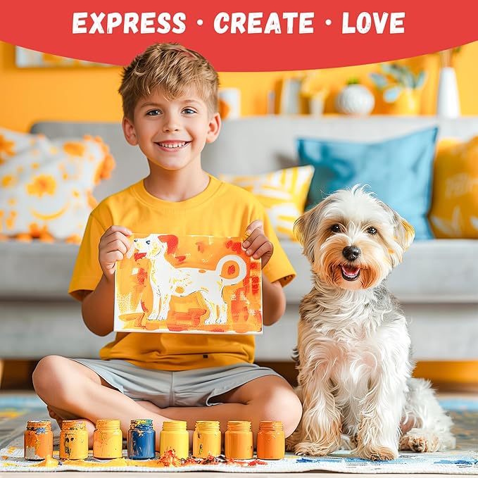 Simetufy 16 Pack Canvas Boards for Painting Multi-Size Canvas Panels Set 5x7, 8x10, 11x14 Inches Pre-Primed 100% Cotton for Oil Acrylic Paint for Kids Beginners