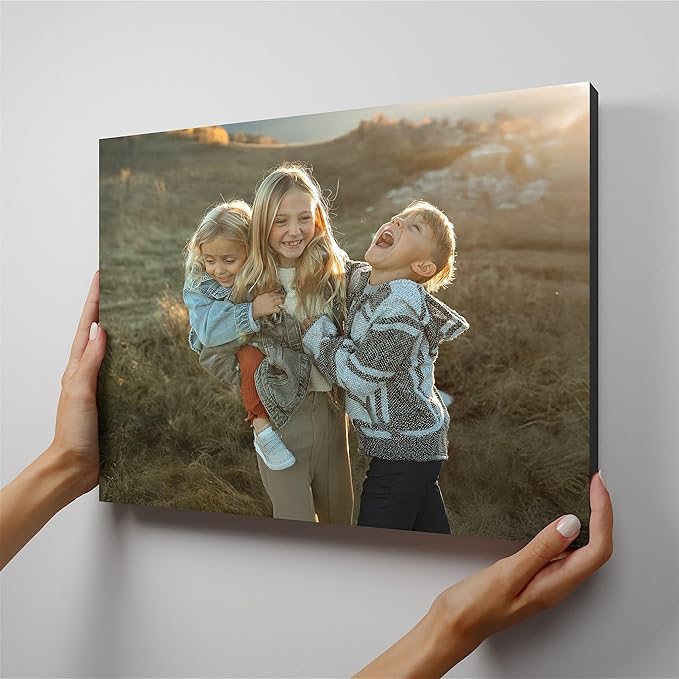Mixtiles Official - Custom Photo Tiles - Magnetic Wall Frames - Adhesive Sticker, no Nails - Personalized Printed Photos - Various Sizes and Frames - 16x12-1-Tile - Normal Frameless