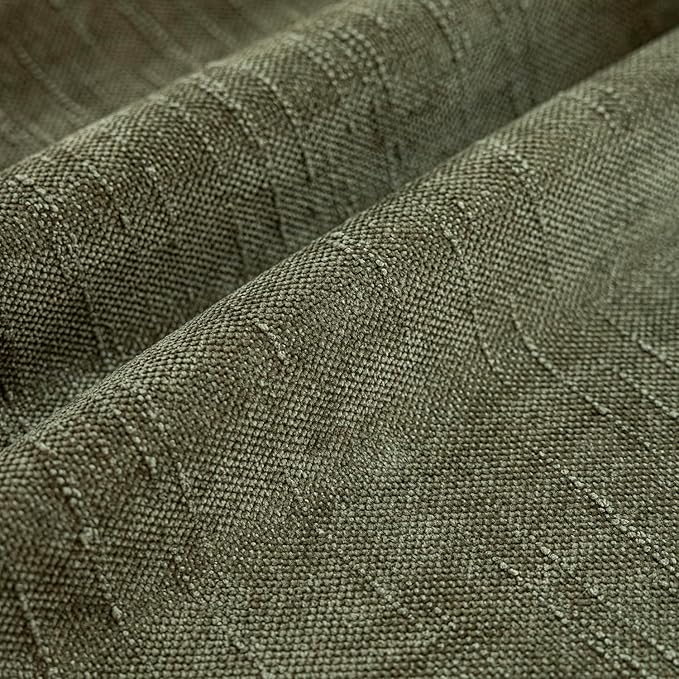 Foindtower Pack of 2 Soft Textured Chenille Throw Decorative Pillow Covers Square Accent Solid Cushion Cover Cozy Neutral Farmhouse Pillow Case for Couch Sofa Bedroom Living Room 18x18 Inch,Dark Green