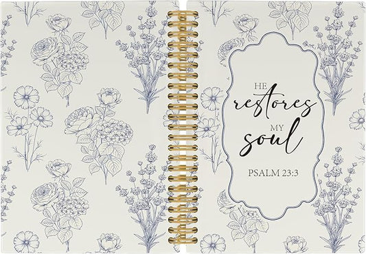 Christian Journal Notebook - Bible Verse Religious Scripture Notebooks College Ruled for Work School, Gifts for Women, Office Supplies, Hardcover Spiral Notebook 5.5"x8.3"