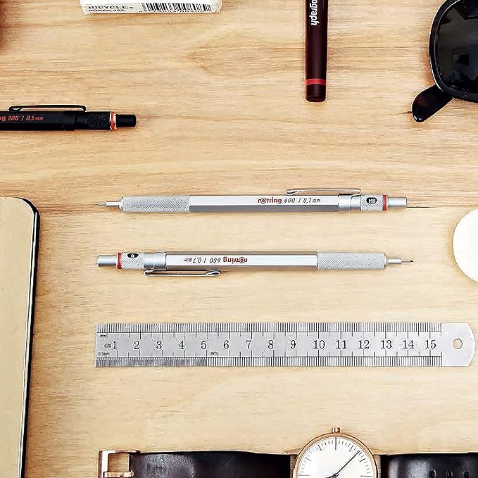 Rotring 600 Mechanical Pencil 0.7 mm Silver