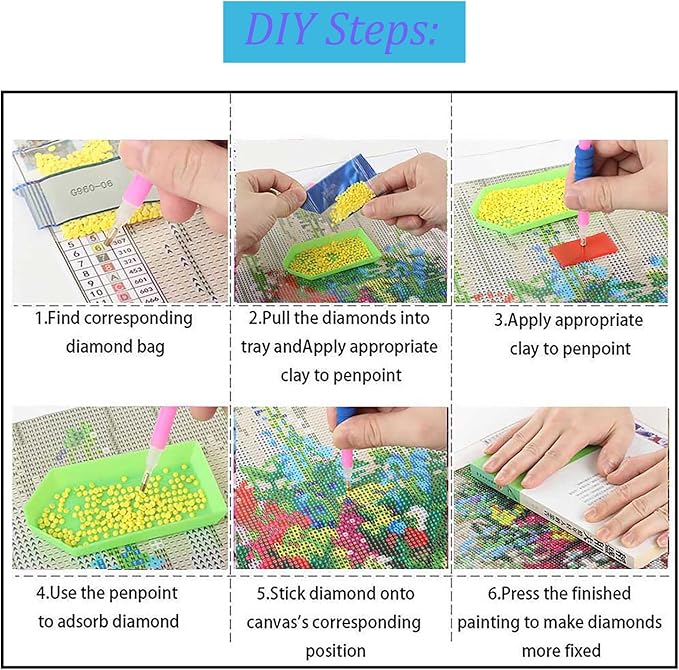 Mosaflare 5D Diamond Painting Kits for Adults, Aurora Diamond Art for Beginners, DIY Natural Landscape Full Round Drill Paint by Diamonds Dot Gem Art for Adults, Home Wall Decor 12x16 Inch