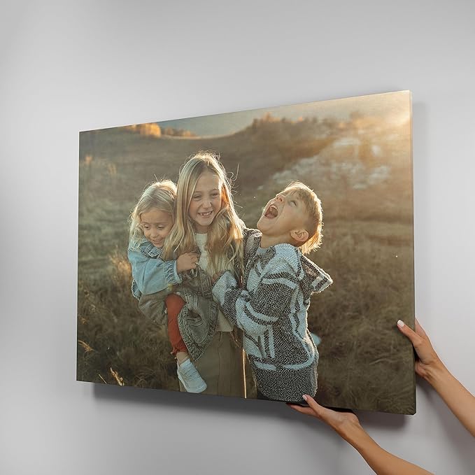 Mixtiles Custom Canvas With Your Photos – No-Nails, Magnetic Hanging System - Wall Frames, Personalized Prints, Perfect Home Decor Gift – 36×27 Single Tile