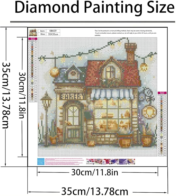 GXGLLPZBY Diamond Art Kits for Beginners,Bakery Diamond Painting Kits for Adults, 5D DIY Full Drill Paint by Diamonds Dot Gem Art Painting Kits,for Home Wall Decor 13.8X13.8inch