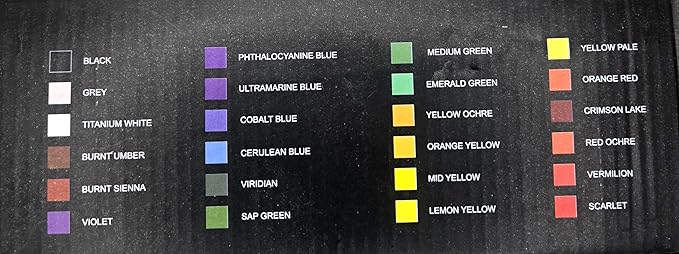 Acrylic Paint Set for Kids & Adults - Non Toxic Rich Pigments Artist Quality Great Color Jars Set for Professional Painting on Canvas, Wood, Fabric and More (24 Colors (2 Ounce Each)) MD-A13-2