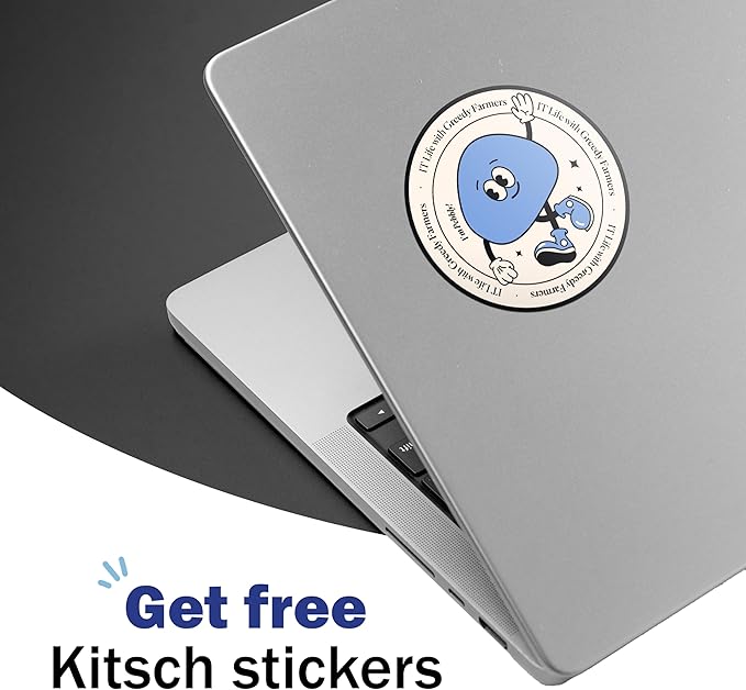 Mouse pad, Non-Slip Washable Waterproof Computer Mouse pad (Smurf Blue)