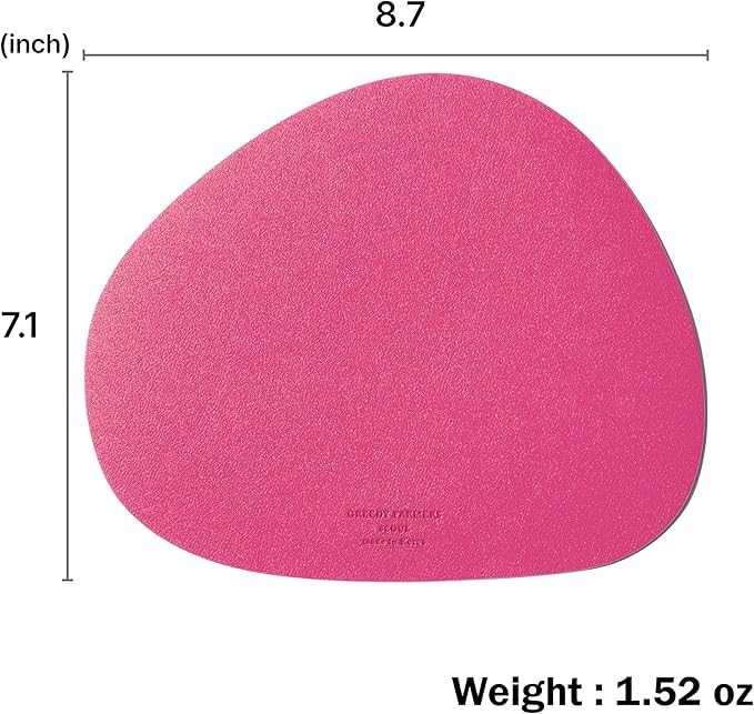 Mouse pad, Non-Slip Washable Waterproof Computer Mouse pad (Hot Pink)