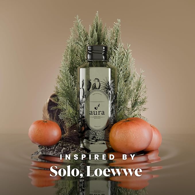 A U R A - Marseille Fragrance Oil for Waterless Scent Diffuser - Inspired by Loevve-Solo | (6.7 fl oz, 200 ml) Pure Essential Oil Blends for Aromatherapy Diffuser & Hotel Collection Oil Diffuser