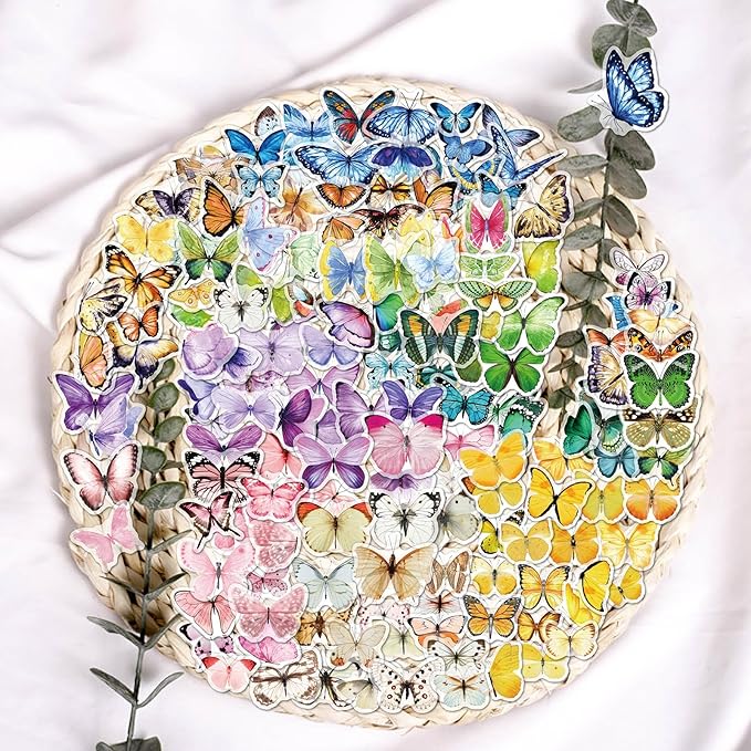 152 Pcs Dried Pressed Flowers for Resin and Nails, Real Natural Flowers Leaves and Butterfly Stickers for Jewelry Soap and Candle Making