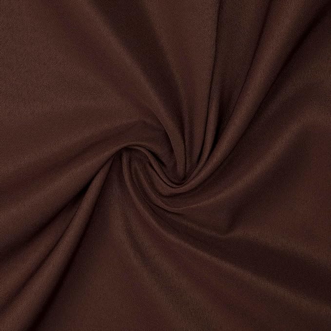 Gee Di Moda Cloth Napkins - 17 x 17 Inch Chocolate Dinner Napkins - Set of 12 Soft & Absorbent Washable Fabric Cloth Table Napkins with Hemmed Edges for Hotel Restaurant, Holiday Parties & Wedding