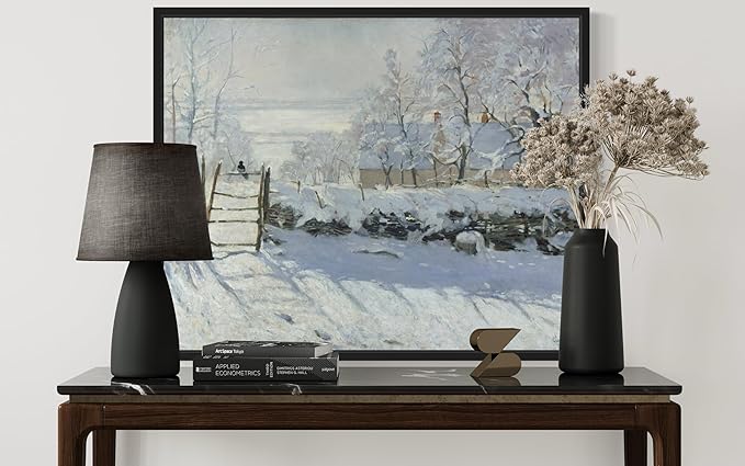 The Magpie Claude Monet Wall Art Print Poster, Impressionist Painting Wall Art Wall Decor, for Bedroom and Living room Bathroom Decor 115 (The Magpie, 11 x 14 inches, Unframed)