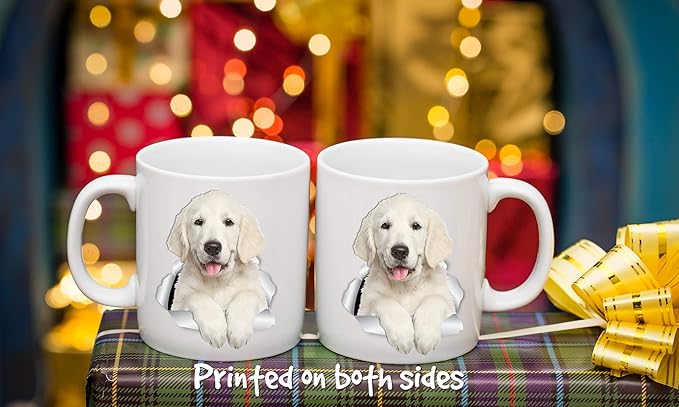 Winston & Bear Gorgeous Golden Retriever Mug - Golden Retriever Puppy Ceramic Cofee Mug - Perfect Golden Retriever Gifts - Funny Cute Golden Retriever Dog Coffee Mug for Dog Lovers (15oz)