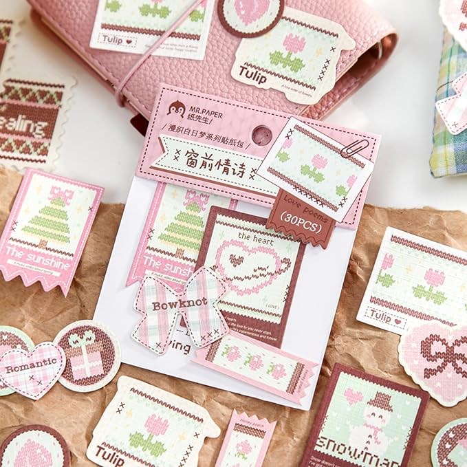 120 Pieces Vintage Stickers Pack with Retro Illustrations for Journaling Scrapbooking Bullet Journal Kawaii DIY Crafts