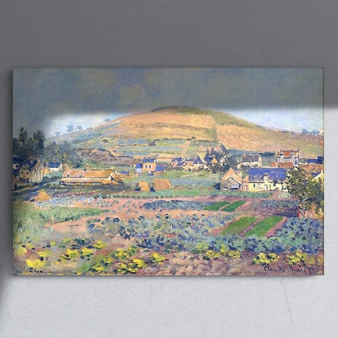 40+ Monet Famous Print Posters The Mount Riboudet in Rouen at Spring by Claude Monet Impressionism Canvas Art Poster And Wall Art Picture Print Modern Family Bedroom Decor Posters Unframe 20×30inch(50