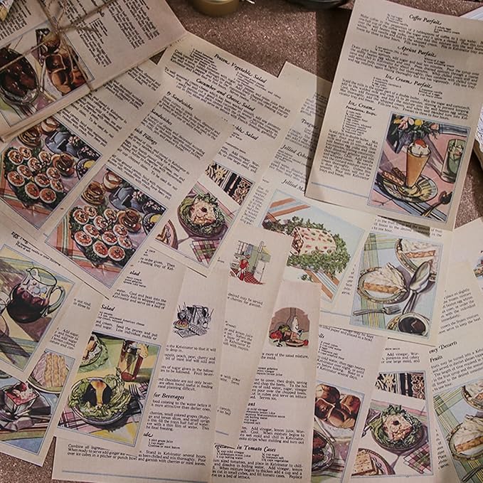 240 Sheets Collage Material Vintage DIY Scrapbook Paper Journaling Scrapbooking Supplies for Notebook Decor Cottagecore Picture Frames DIY Bullet Journal Artwork Art Collage