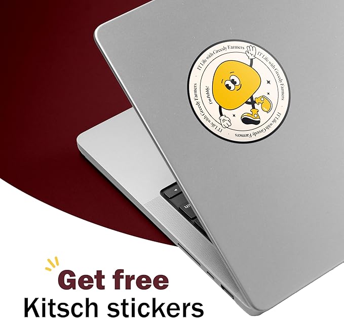 Mouse pad, Non-Slip Washable Waterproof Computer Mouse pad (Honey Yellow)