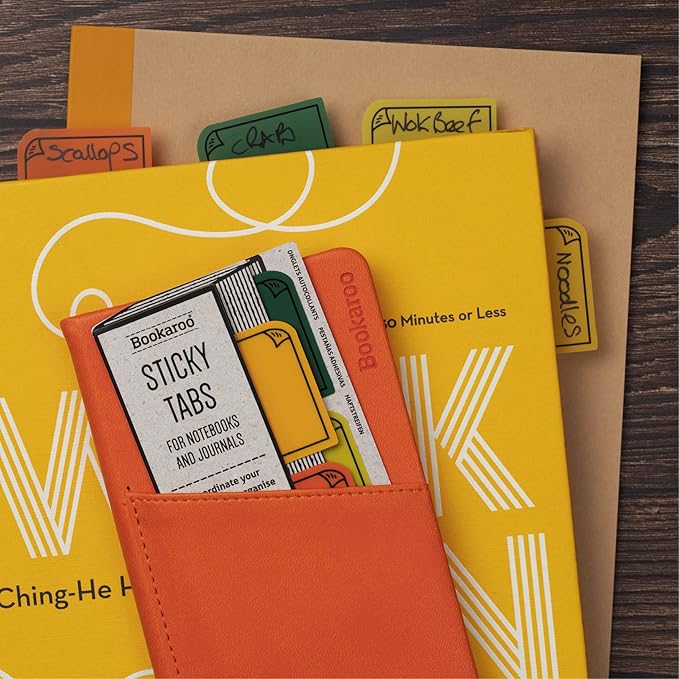 IF Bookaroo Sticky Tabs - Greens, White