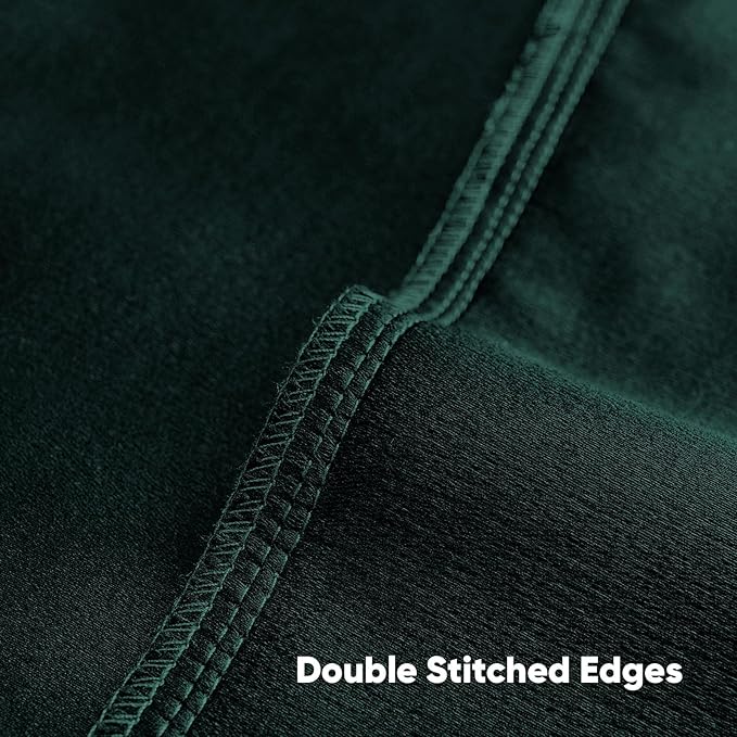 FUTEI Teal Chenille Decorative Throw Pillow Covers 22x22 Inch Set of 2,Soft Cozy Faux Linen Textured Cushion Case,Farmhouse Home Decor for Couch Living Room