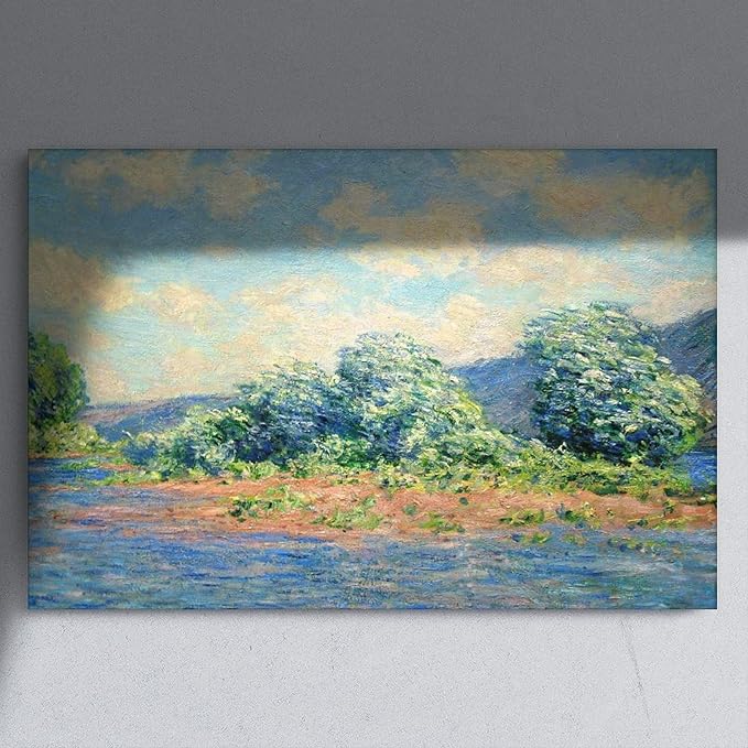 CFIOZYOS 40+ Monet Famous Print Posters The Seine at Port-Villez by Claude Monet Impressionism Art Wall Decoration Poster Family Bar Restaurant Garage Cafe Art Print Gift Unframe 16×24inch(40×60cm)