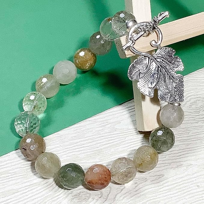 Heather's cf Silver Tone Grape Leaves Big Clasp Toggle Clasps Findings for Jewelry Making Heavy Duty Jewelry Clasp 16 Set