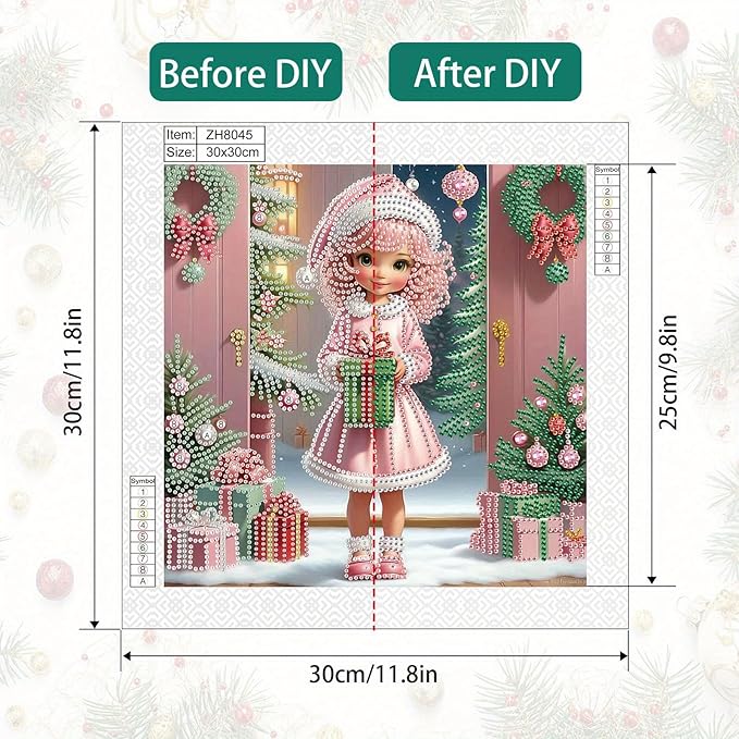 Tontut Diamond Painting Kit for Adult Beginners, Ladies 5D Special Diamond DIY Crystal Rhinestone Crafts for Home Wall Decoration