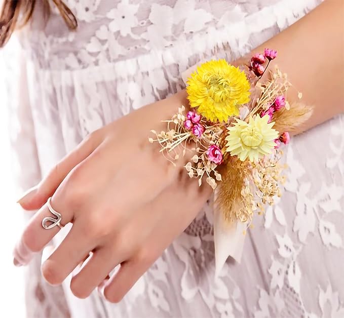 80Pcs Real Natural Dried Daisy Flowers Heads Bulk Gerbera Daisies Real Sunflowers Chrysanthemum Dry Flower Arrangements for Wedding Decor Home Party Decoration and DIY Craft (Multi Colors)