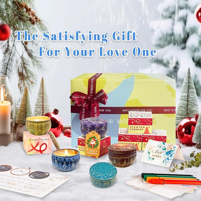 Gel Wax for Candle Making Clear Kit for Adults, DIY Transparent Jelly Wax Set with Electric Melter, Glass Jars, Wick, Dyes and Scents