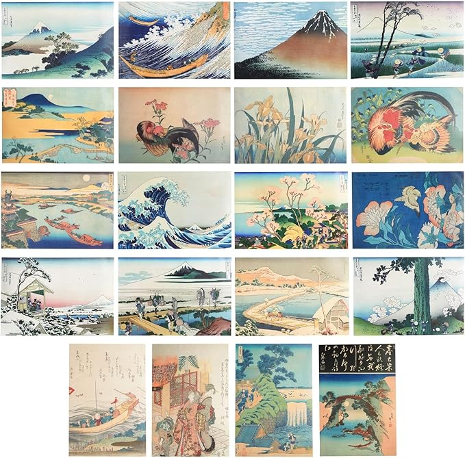 Katsushika Hokusai Posters (33 cm x 48.3 cm 20 Pack)