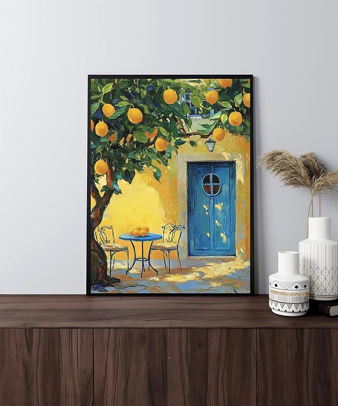 Lemon Tree 5D DIY Diamond Painting Kits for Adults, Diamond Art Kits for Beginners, Full Drill Dot Painting Gem Art Kits for Home Wall Decor11.8 x15.7 Inch