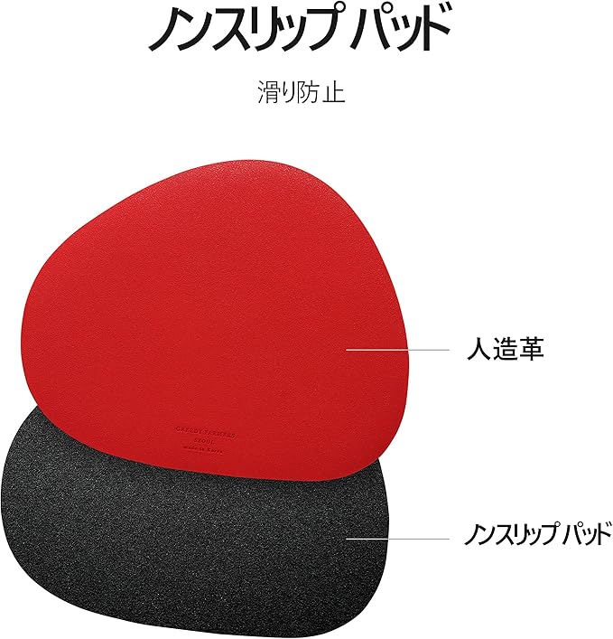 Mouse pad, Non-Slip Washable Waterproof Computer Mouse pad (Ruby Woo Red)