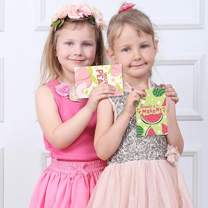 40 Pack Funny Thank You Cards with Envelopes & Stickers, 4×6 in Cute Thank You Card, Blank Cards and Envelopes Greeting Card for Kids Birthday, Wedding, Baby Shower, Thanksgiving, Christmas