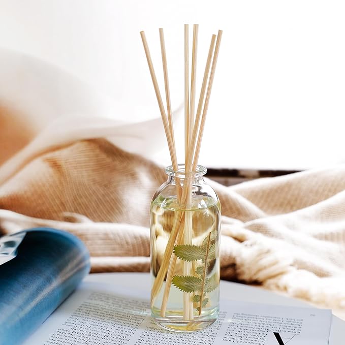 Urban Naturals Bay Rum & Sandalwood Reed Diffuser Scent Sticks Gift Set | Powdery Bay Rum, Sandalwood, Earthy Patchouli & Musk | A Bold, Spicy, Masculine Scent | Smells Like an Old Time Barber Shop