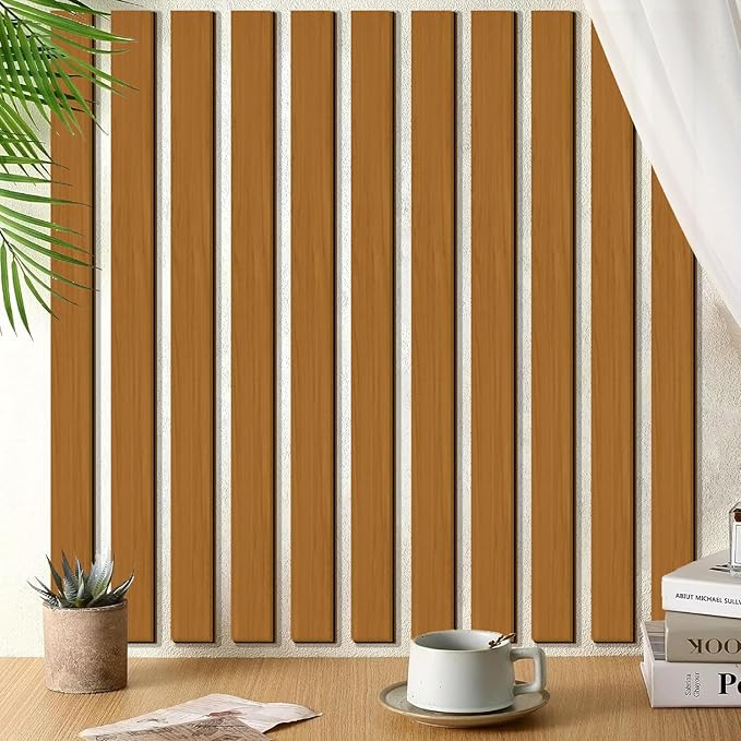 14 Pcs Large Rustic Wooden Wall Decor Striped Art Decoration Geometric Line Art Decal for Living Room Bedroom Mid Century Modern Decor Accent Murals for Office Farmhouse Home Indoor Decor 16.5"x2.0"
