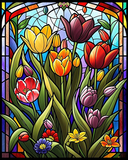 ldazao Paint by Numbers Kit for Adults Flower Adult Paint by Number Kits Acrylic Canvas Painting Kit for Beginner Adults' Paint-by-Number Kits Oil Painting Kits for Gift Home Wall Decor 16x20 Inch
