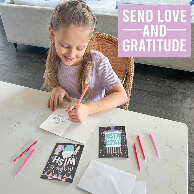 Hadley Designs Happy Birthday Cards Bulk with Envelopes - 54 Assorted Birthday Cards for Kids & Adults, Bulk Greeting Card Pack for Office, Generic Bday Notecards with Envelopes, Designed in USA
