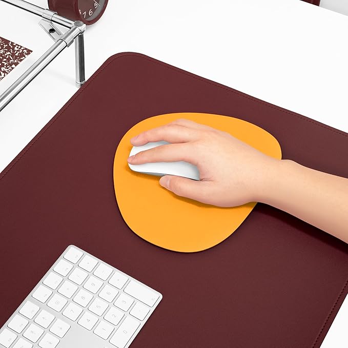 Mouse pad, Non-Slip Washable Waterproof Computer Mouse pad (Honey Yellow)
