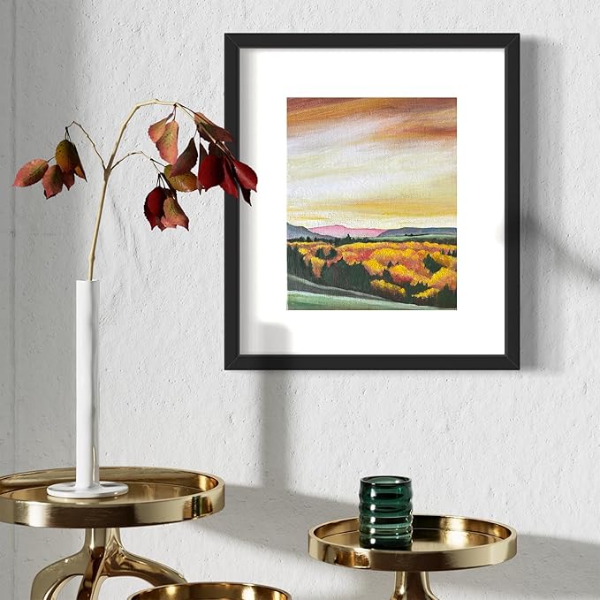 Painting4Real DIY Art Painting Kit for Adults – Learn to Paint Autumn Hill with Video Tutorials – 9 Pieces Acrylic Paint Set for Adults –Perfect Christmas Crafts & Holiday Gifts for Art Lovers