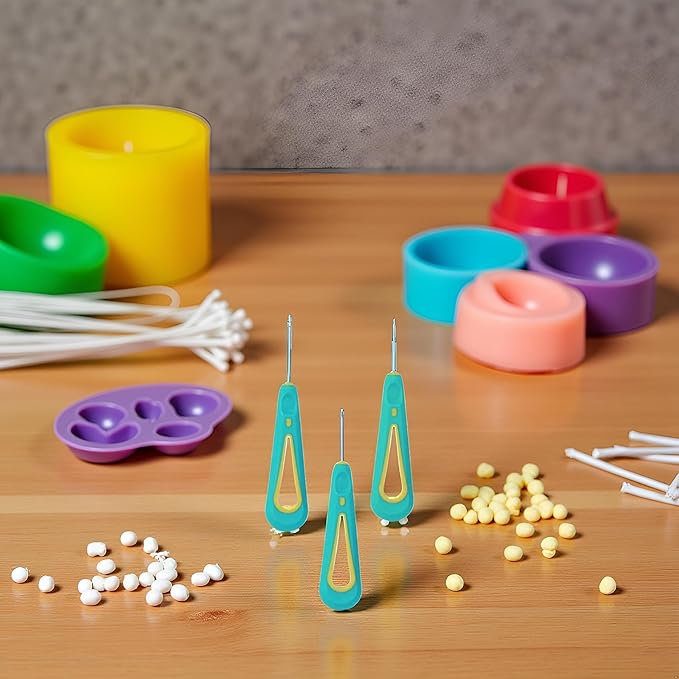 3 Pcs Blue Round Hole Cone Hand Drills Punch Needle Candles Wick Tools for DIY Silicone Mould Making Punch, Candle Making Molds, Candle Making, Molds